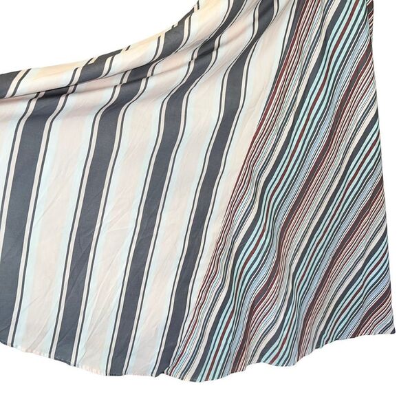 Beulah Striped Maxi Fit & Flare Swing Dress Size Small - Picture 6 of 9